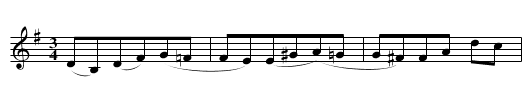 Steyrer Tanz in G, nr. 56 - staff notation