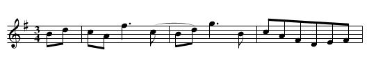 Steyrer Tanz in G, nr. 61 - staff notation