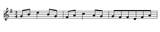 Steyrer Tanz in G, nr. 64 - staff notation