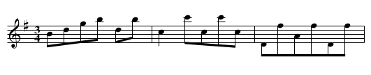 Steyrer Tanz in G, nr. 71 - staff notation