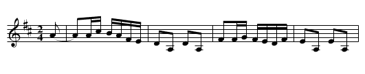 Still on the Hill - staff notation