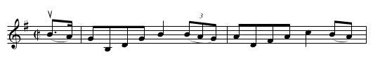 STOCKPORT HORNPIPE - staff notation