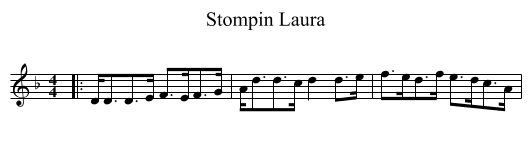 Stompin Laura - staff notation