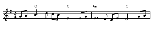 Stone Chapel - staff notation