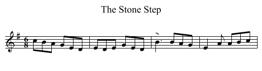 Stone Step, The - staff notation
