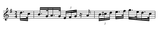 Stoney Point [4] - staff notation