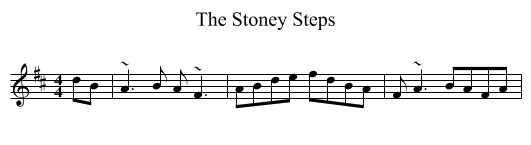 Stoney Steps, The  - staff notation