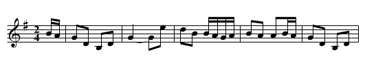 Stony Hill - staff notation