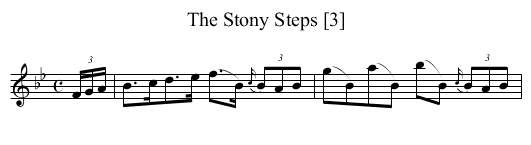 Stony Steps [3], The - staff notation