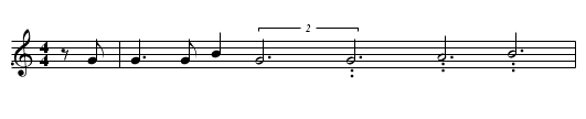 Stormalong - staff notation