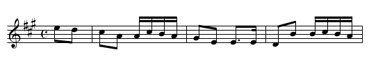 Storrer's Hornpipe - staff notation