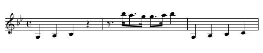 Straight Jig [2] - staff notation