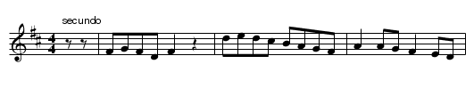 Strangers Hornpipe,2nd part. JNu.25 - staff notation