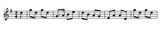 Strassburg's Quick Step - staff notation
