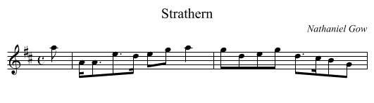 Strathern - staff notation