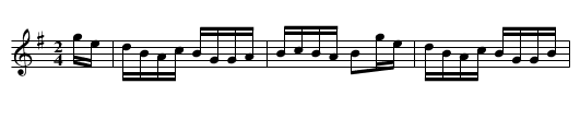 Strawberry Beds [1] - staff notation