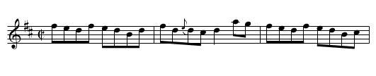 Strawberry Blossom [1], The - staff notation