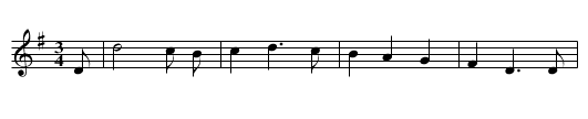 Streets of Laredo - staff notation