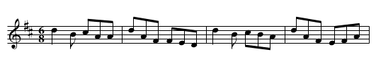 Strike the Gay Harp - staff notation