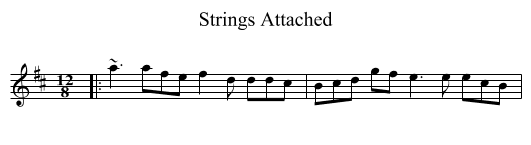 Strings Attached - staff notation