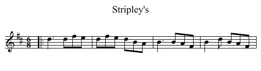 Stripley's - staff notation