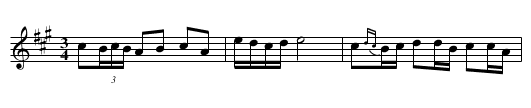 Strömkarlspolskan - staff notation