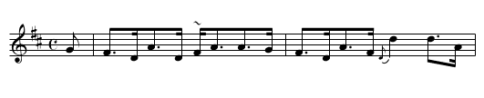 Strong Man o' Drum, The - staff notation