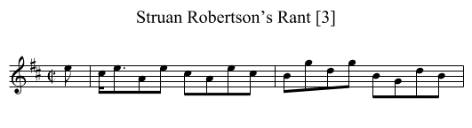 Struan Robertson’s Rant [3] - staff notation