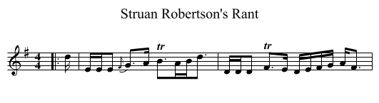 Struan Robertson's Rant - staff notation