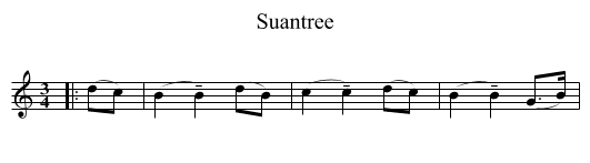 Suantree - staff notation