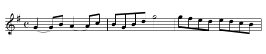 Successful Campain or Bath Frolick  [sic] - staff notation