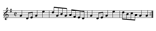 Sucky Bids Me (sic) - staff notation