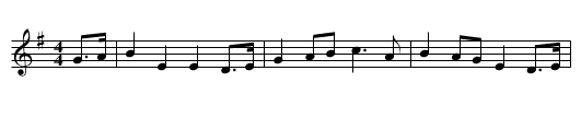 Súisín Bán (An) - staff notation