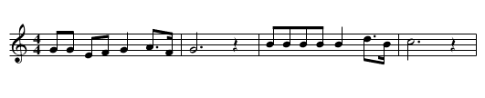 Suliko - staff notation