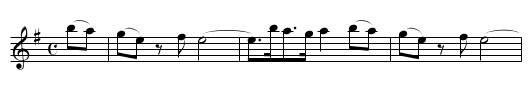 Sullivan's Jig - staff notation