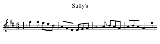 Sully's - staff notation