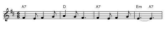 Summer Lightning - staff notation