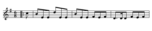 Sunday is my Wedding Day - staff notation