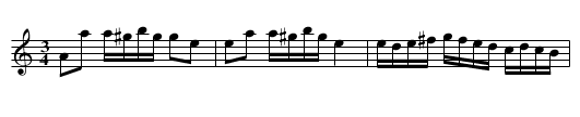 Sunhultspolskan - staff notation