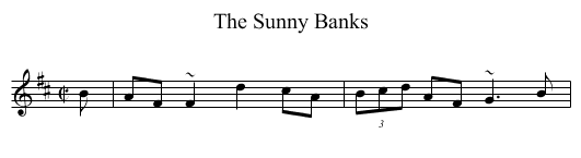 Sunny Banks, The - staff notation