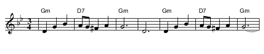 Sunrise, Sunset - staff notation