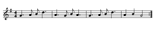 Suo Gan - staff notation