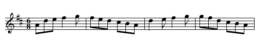 Sup of Good Drink, A - staff notation