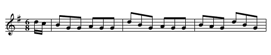 Surrender of Seringapatam - staff notation