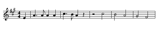 SUSANNCHEN SPRANG ZUM THOR HINAUS - staff notation