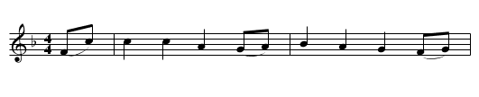 Sussex Mummer's Carol - staff notation