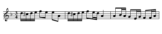 Svärd-polska - staff notation