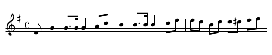 Svensk Maskerad - staff notation