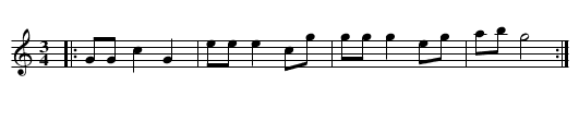 Svingedans - staff notation