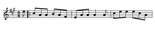 Swaggering - staff notation